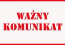 Ważny komunikat